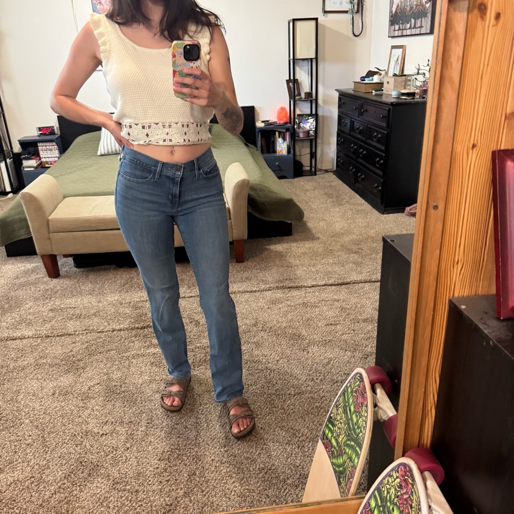 Levi's Blue Straight Leg Jeans